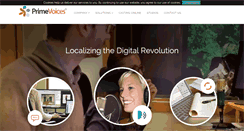 Desktop Screenshot of primevoices.com